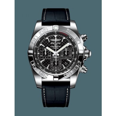 High Quality Imitation Breitling Chronomat 44 Steel polished Carbon Breitling WJ01339