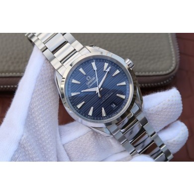 Omega Seamaster aqua Terra Master Blue Textured Dial Bracelet WJ00854