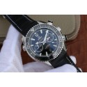 Omega Planet Ocean Master Chronometer Black LiquidMetal Leather Strap WJ00450