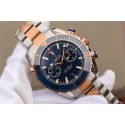 Omega Planet Ocean Master Chronometer Blue Polished Bezel Blue Dial Bracelet WJ01018