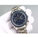 Omega Speedmaster Moonwatch Co-Axial Blue Dial Bracelet Omega WJ00949
