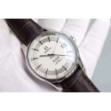 Omega V6F De Ville Hour Vision Co-Axial 41mm White Dial Brown Leather Strap WJ00494