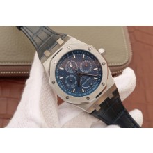 Audemars-Piguet Royal Oak 41mm 26574 Blue Dial Leather Strap WJ00055