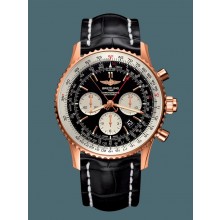 Breitling Navitimer 1 B03 Chronograph Rattrapante 45 Red gold Limited Black WJ00551