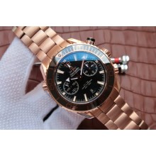 Luxury Omega Planet Ocean Master Chronometer Black Bezel Black Dial Bracelet Omega WJ00028