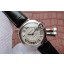 Cartier Ballon Bleu 33mm White Textured Dial Leather Strap WJ00636