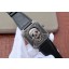Imitation Bell-&-Ross BR01 Burning Skull Tattoo Watch Antique Dial Black Leather Strap WJ00054