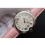 Replica High Quality Cartier Ballon Bleu 36mm White Textured Dial Pink Leather Strap WJ00040