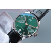 IWC Portuguese IW500708 Green Dial Rose Gold Markers WJ01315