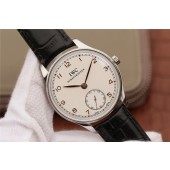 Knockoff IWC Portuguese IW5454 White Dial Leather Strap Hand IWC WJ01289