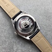 Omega Globemaster Master Chronometer White Dial Leather Strap WJ00083